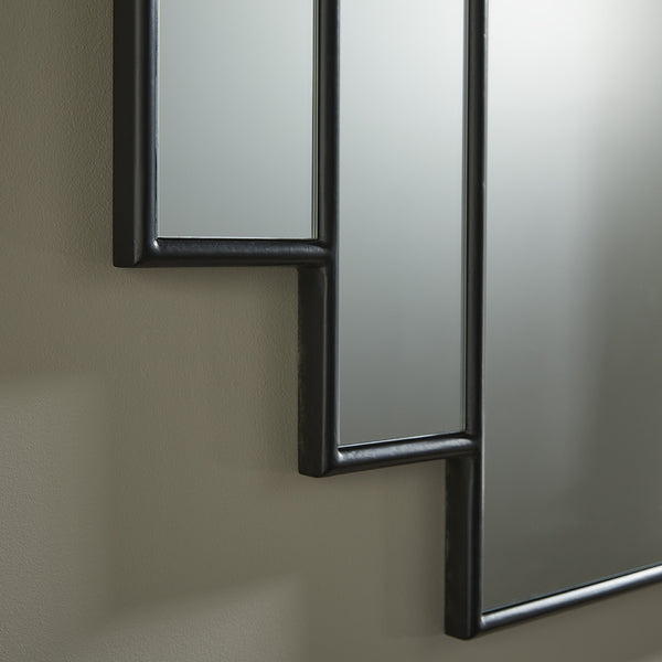 Charleston Black Wall Mirror