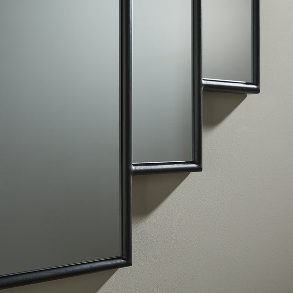 Charleston Black Wall Mirror