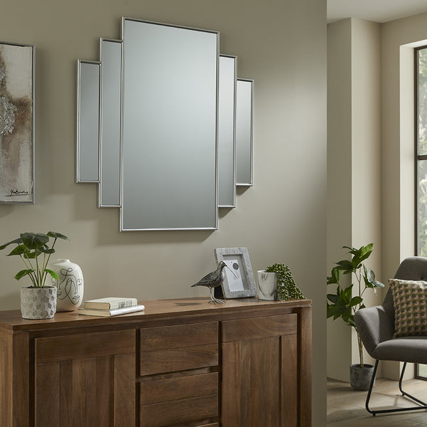 Charleston Silver Wall Mirror