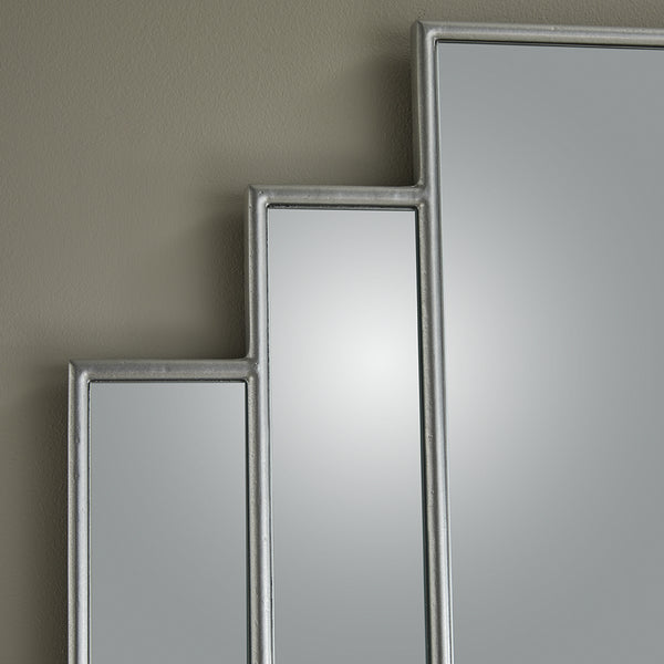 Charleston Silver Overmantle Mirror