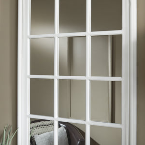 Cambridge White Window Mirror 120cm x 80cm