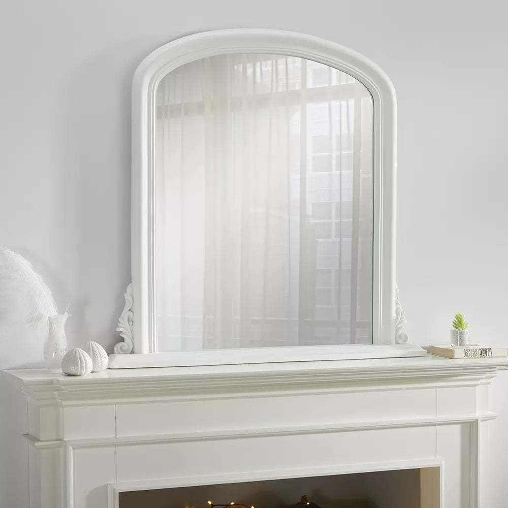 Canterbury White Overmantle