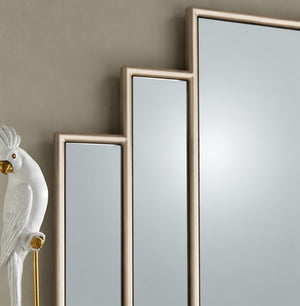 Charleston Champagne Overmantle Mirror