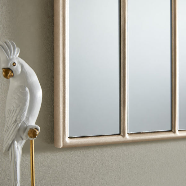 Charleston Champagne Overmantle Mirror