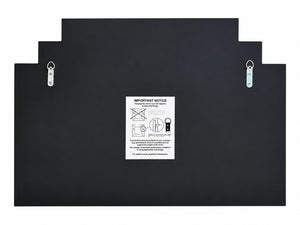 Charleston Champagne Overmantle Mirror