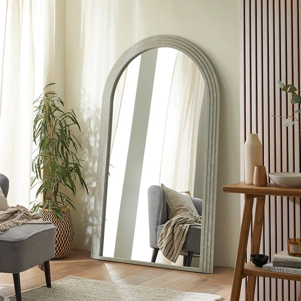 Delphi Stone Effect Arched Mirror - 180cm x 110cm