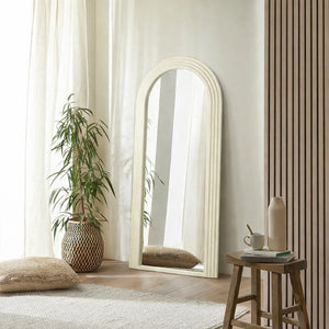 Delphi Ivory Arched Mirror - 170cm x 80cm