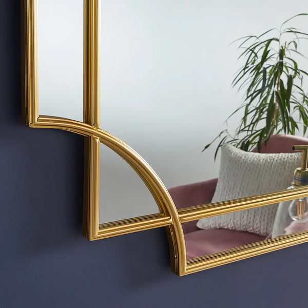 Athena Gold Wall Mirror