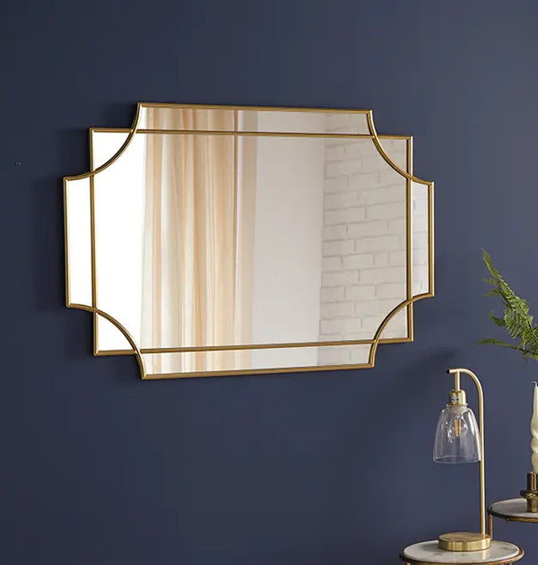 Athena Gold Wall Mirror