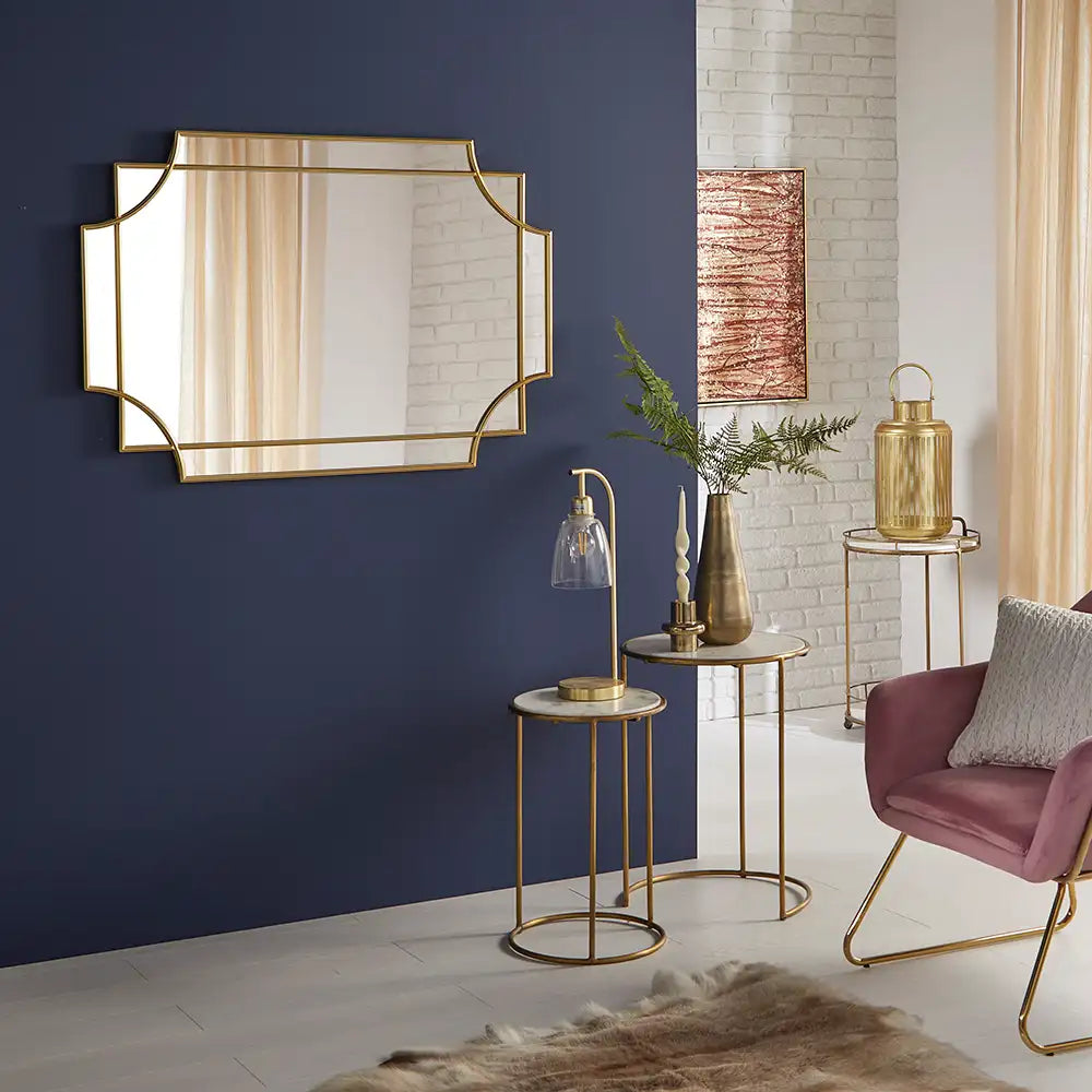 Athena Gold Wall Mirror