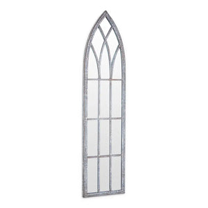 Chapel Style Garden Mirror - Antique Blue