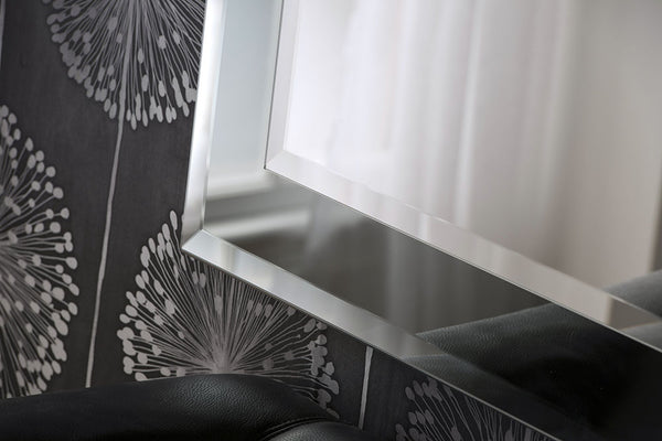 The Capri Two-Tone Grey Wall Mirror