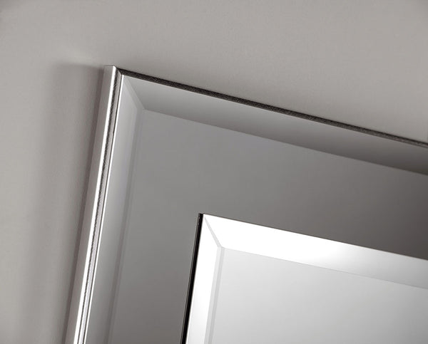 The Capri Two-Tone Grey Wall Mirror