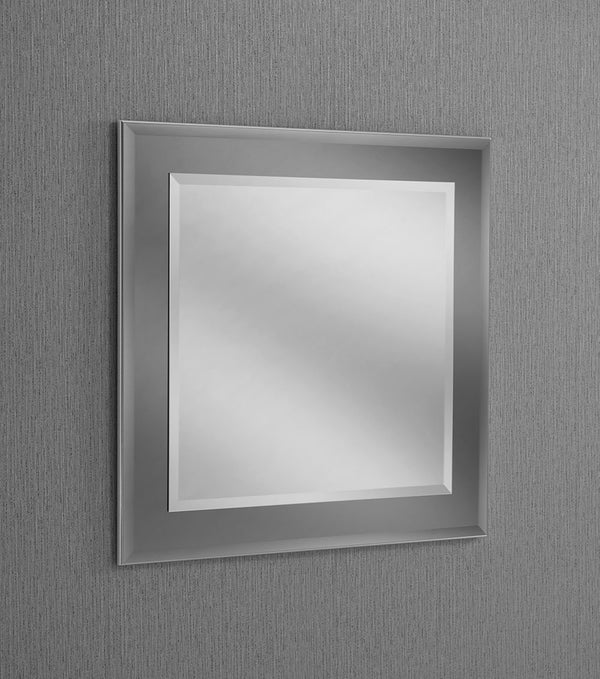 The Capri Two-Tone Grey Wall Mirror