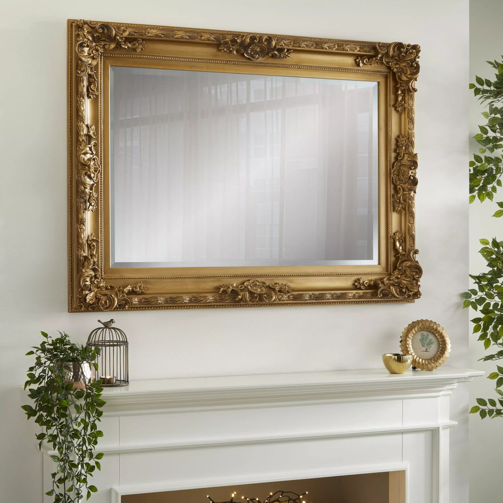 Carved Louis Gold Mirror