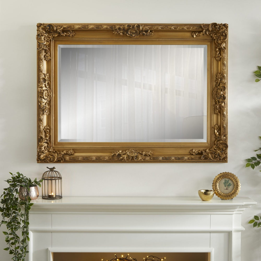 Carved Louis Gold Mirror