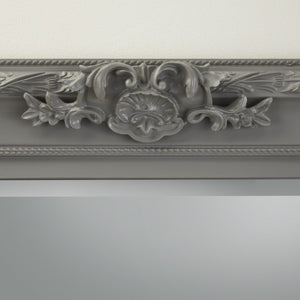 Carved Louis Grey Mirror