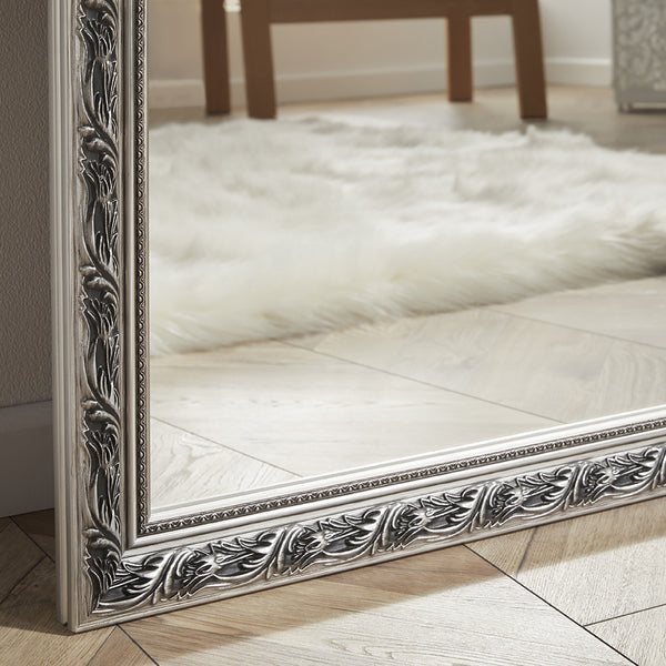 Harlington Antique Silver Leaner