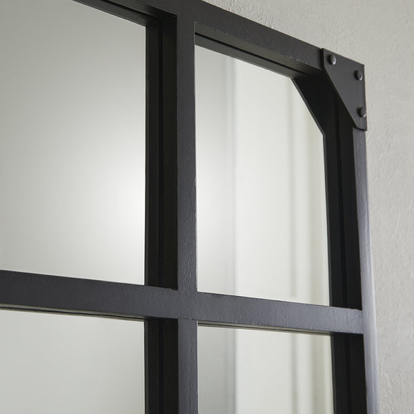 Jersey Industrial Full Length Black Mirror