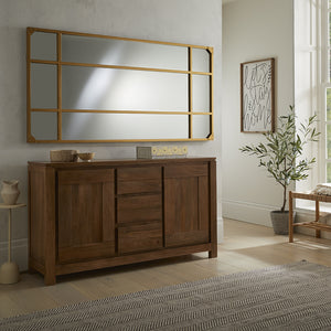 Jersey Industrial Full Length Gold Mirror