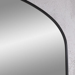 Liberty Black Metal Framed Overmantle Mirror