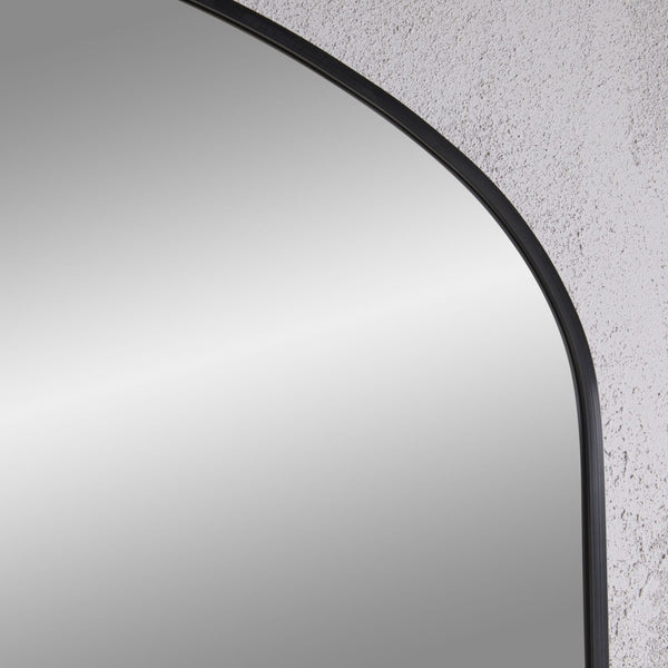 Liberty Black Metal Framed Overmantle Mirror