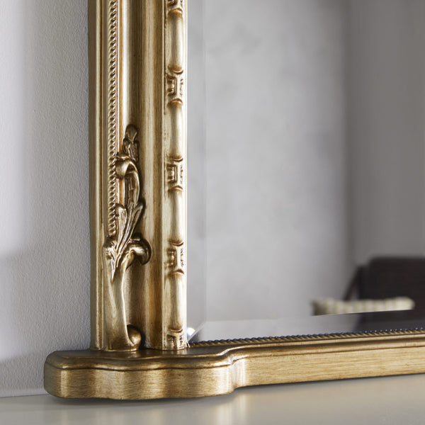 Mayfair Antique Gold Overmantle Mirror