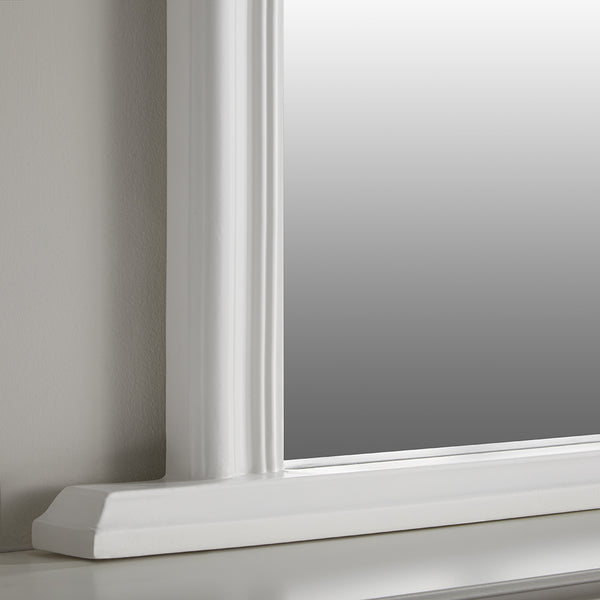Osborne White Overmantle
