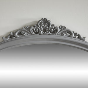 Richmond Grey Overmantle Mirror