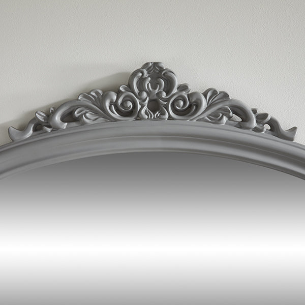 Richmond Grey Overmantle Mirror