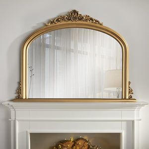 Richmond Antique Gold Overmantle Mirror