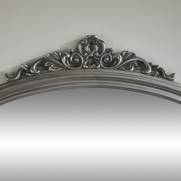 Richmond Silver Overmantle Mirror