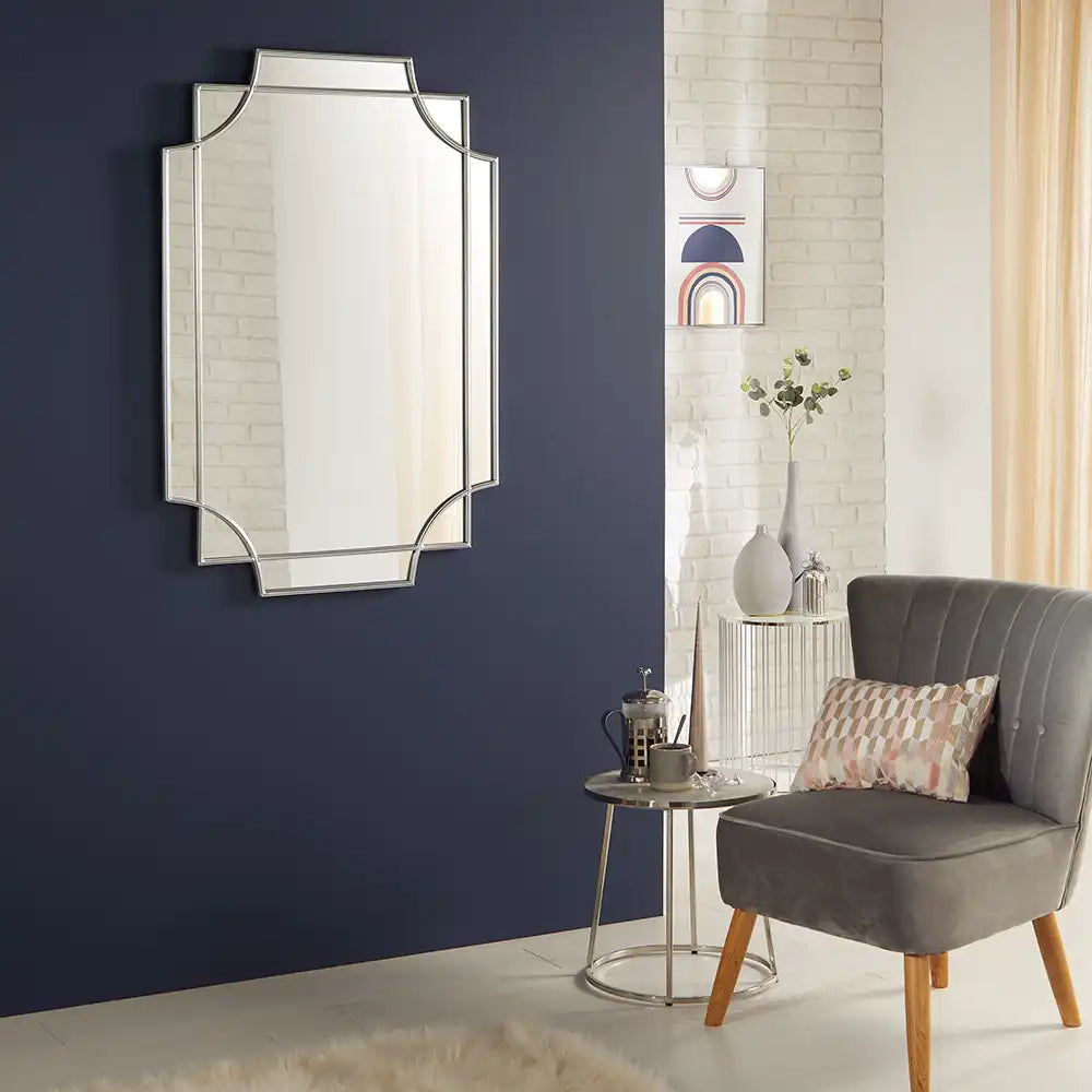 Athena Silver Wall Mirror