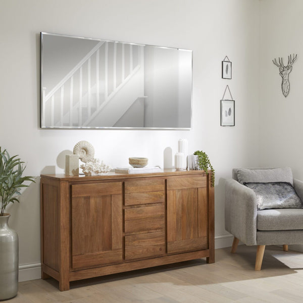 Simplistic Bevelled Edge Wall Mirror