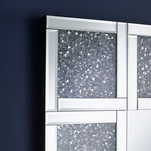 The Apollo Crystal Squares Wall Mirror