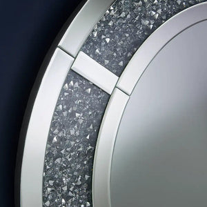 The Apollo Crystal Round Wall Mirror