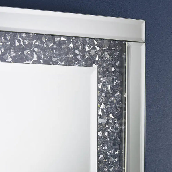 The Apollo Crystal LED Wall Mirror