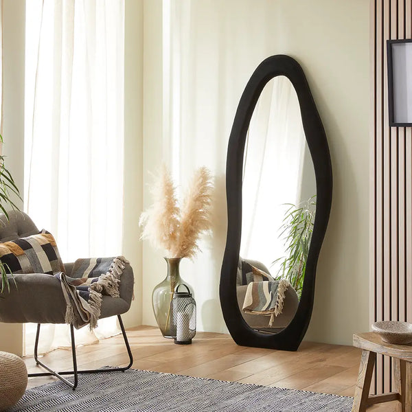 Tiffany Full Length Mirror - Black