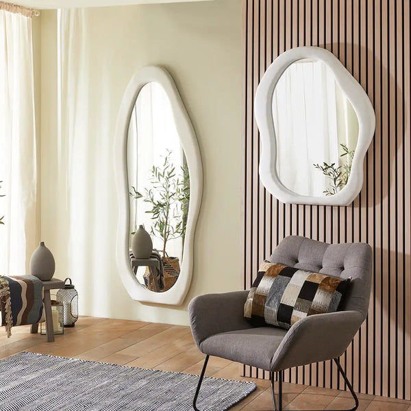 Tiffany Full Length Mirror - White