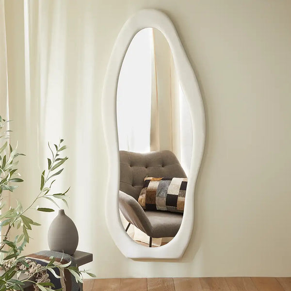Tiffany Full Length Mirror - White