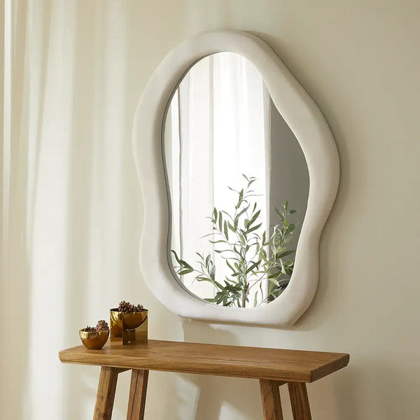 Tiffany Wall Mirror - White