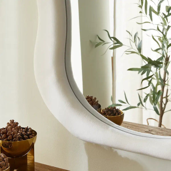 Tiffany Wall Mirror - White